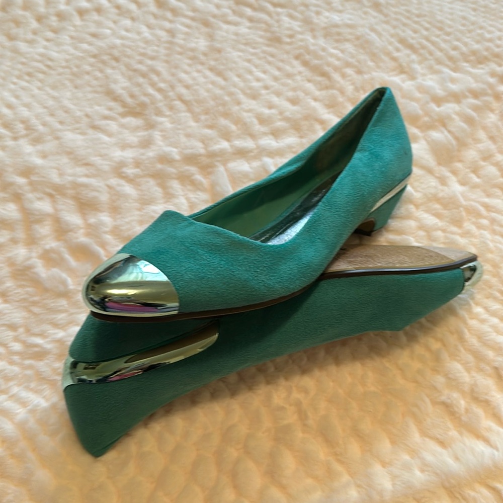 Teal color City Classified shoes